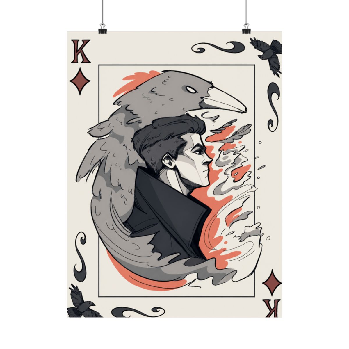 Kaz Brekker Playing Card - Six of Crows | Leigh Bardugo