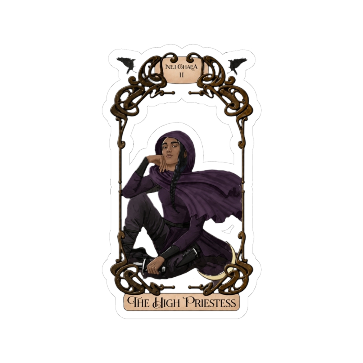 Inej Ghafa Tarot Card | Leigh Bardugo