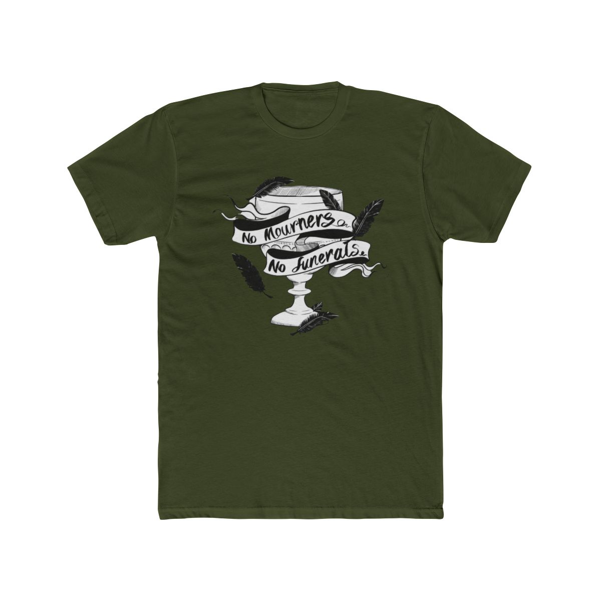 No Mourners No Funerals Dreggs Cup T Shirt | Leigh Bardugo - alternate angle 5, merchandise