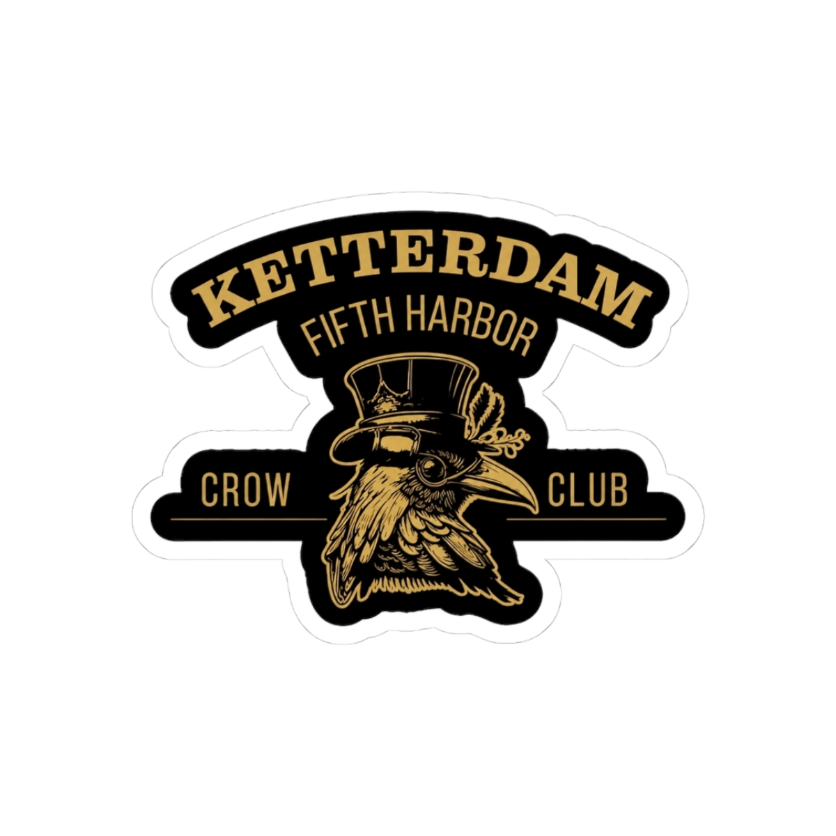 Six of Crows - Ketterdam Crow Club Sticker | Leigh Bardugo