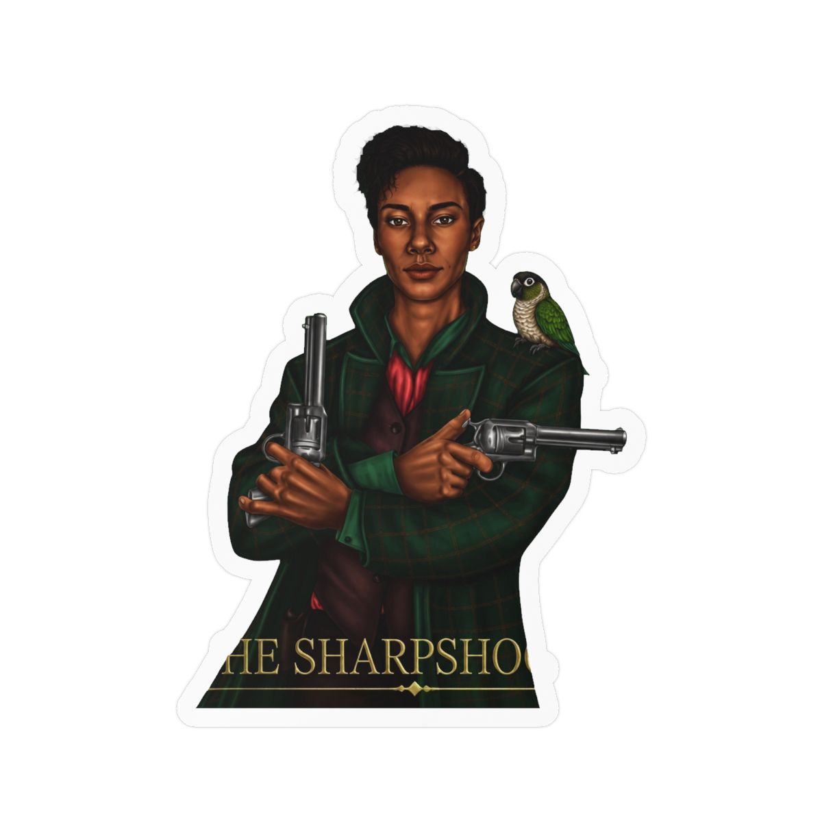 Jesper Fahey Sticker | Charismatic Character Vinyl Decal | Leigh Bardugo - alternate angle 2, merchandise