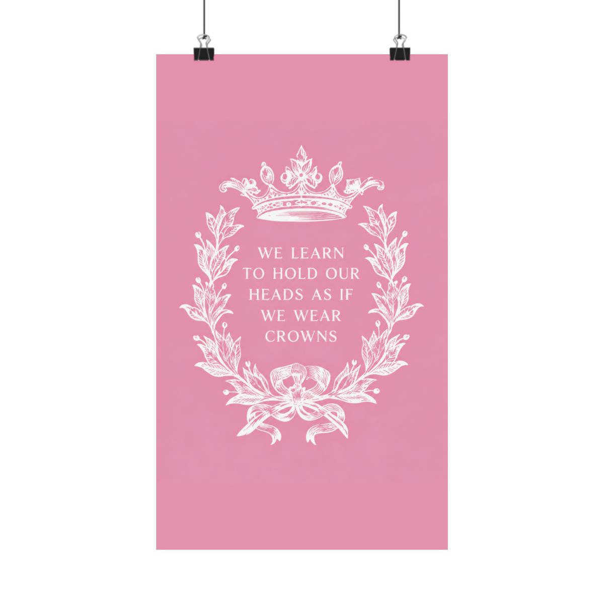 Crooked Kingdom Quote Matte Poster - Six of Crows, Leigh Bardugo, Inej, Kaz, Book Wall Art - alternate angle 1, merchandise