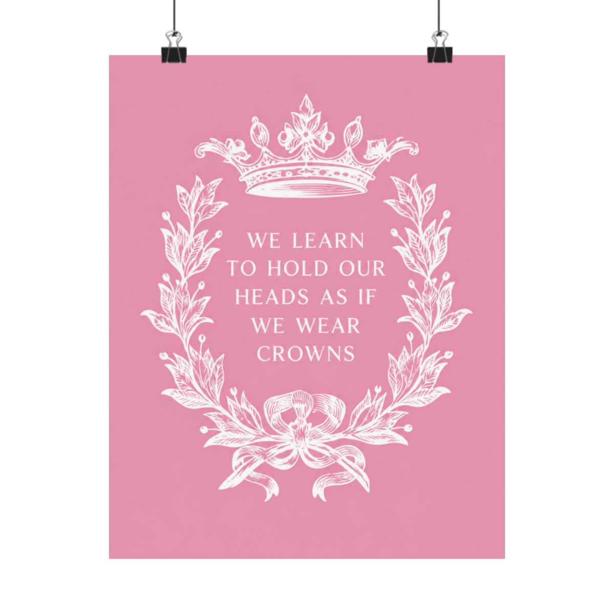 Crooked Kingdom Quote Matte Poster - Six of Crows, Leigh Bardugo, Inej, Kaz, Book Wall Art - alternate angle 5, merchandise