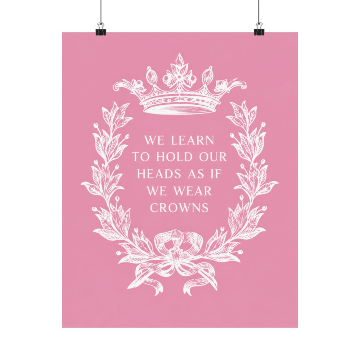 Crooked Kingdom Quote Matte Poster - Six of Crows, Leigh Bardugo, Inej, Kaz, Book Wall Art - alternate angle 3, merchandise