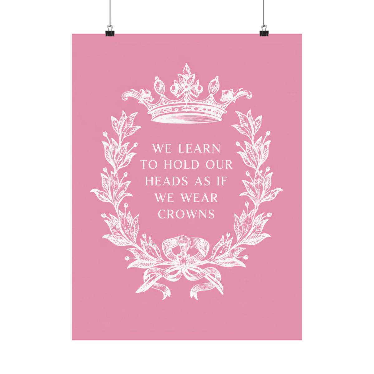 Crooked Kingdom Quote Matte Poster - Six of Crows, Leigh Bardugo, Inej, Kaz, Book Wall Art - alternate angle 2, merchandise
