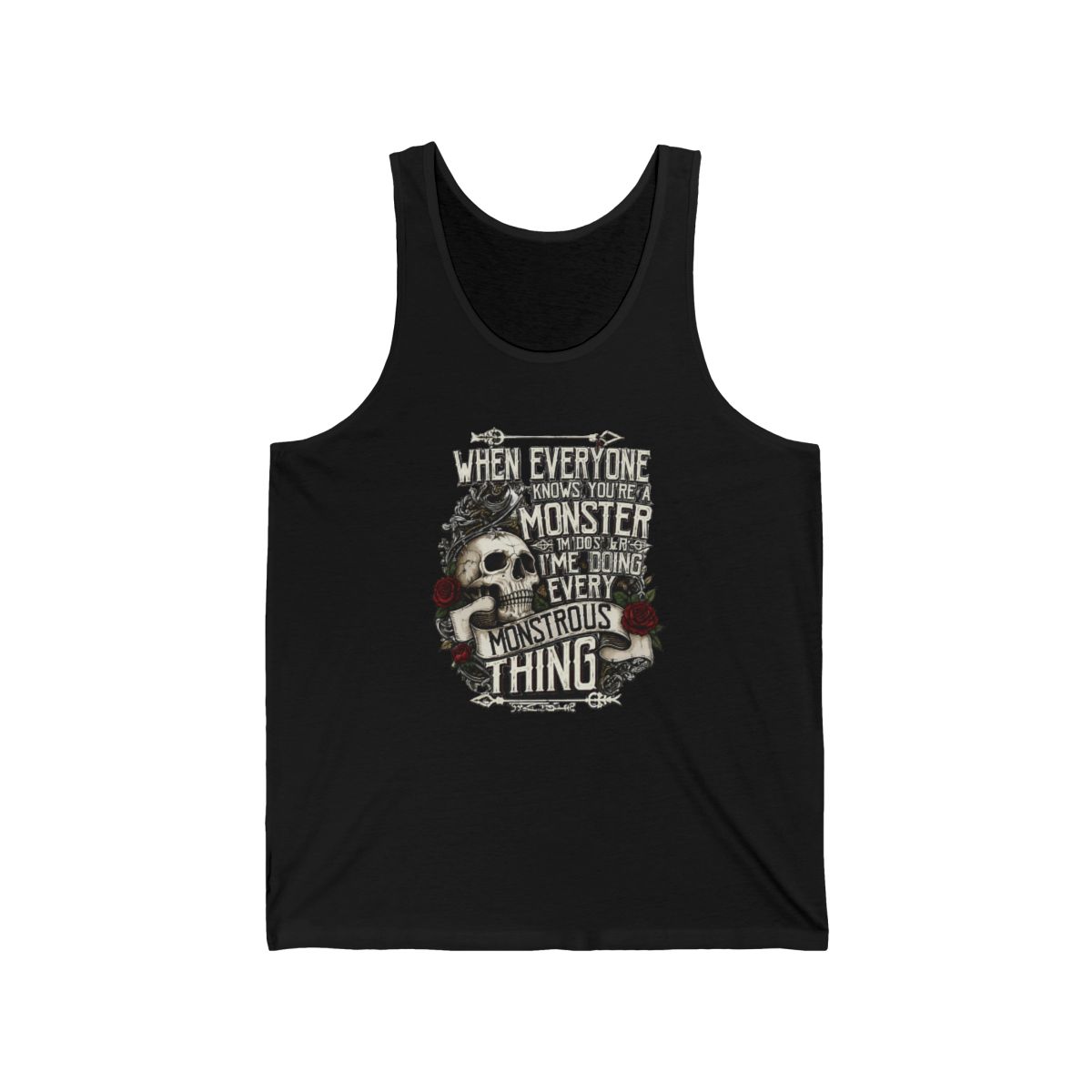 Six of Crows | Every Monstrous Thing Tank Top | Leigh Bardugo - alternate angle 3, merchandise