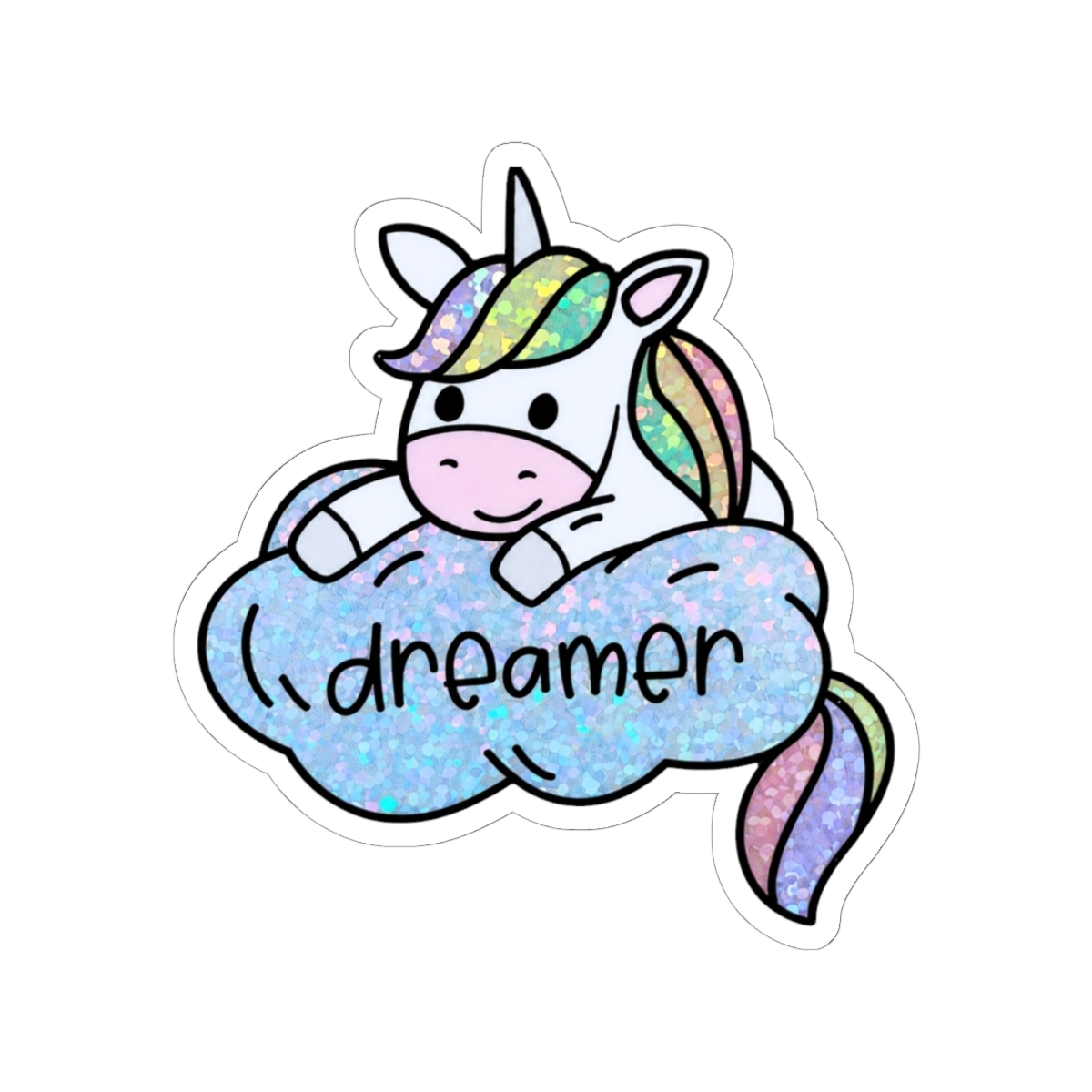 Dreamer Holographic Unicorn Sticker | Leigh Bardugo